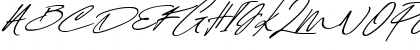 Maddison Signature DEMO oblique DEMO Font