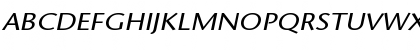 Optimist-Extended Italic Font