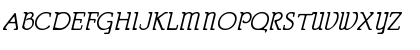 Parsec-Italic Normal Font