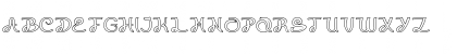 PRIMITIVE HEART-Hollow Regular Font PRIMITIVE HEART-Hollow Regular Font