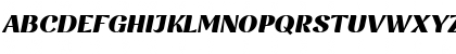 Rossanova Personal Use Black Italic Font