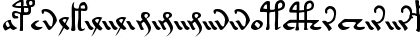 Voynich Currier Hand A Normal Font