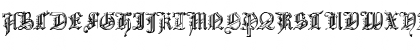 Church Text 'Shaded' Regular Font Church Text 'Shaded' Regular Font