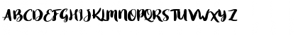 Blusty Script Free Regular Font Blusty Script Free Regular Font