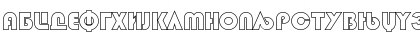 Hippo Cirilica Outline Regular Font