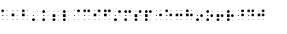 Index Braille Font Regular Font