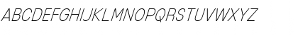 Mixolydian Titling ExtraLight Italic Font