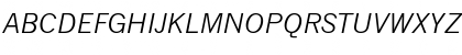 News Gothic MT Eo Italic Font