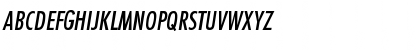 Silverleaf  Condensed Italic Regular Font