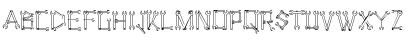 WrenchedLetters Regular Font WrenchedLetters Regular Font