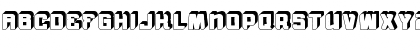 vtks morning rain 3D Regular Font