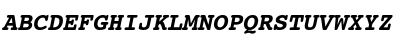 CourierYU Bold-Italic Font CourierYU Bold-Italic Font