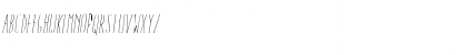 Aracne Ultra Condensed Light Italic Ultra-condensed Light Italic Font
