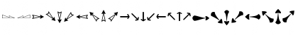 Arrows ADF Regular Font Arrows ADF Regular Font