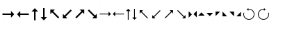 Arrows Regular Font Arrows Regular Font