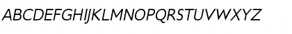 Gillius ADF No2 Italic Font