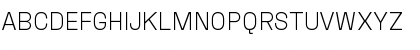 Space Text Light Font