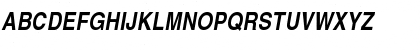 TeX Gyre Heros Cn Bold Italic Font