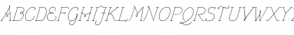 VTF Victorianna Thin Italic Font