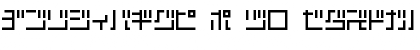 XSquare Katakana Regular Font