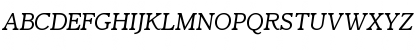 ClaremontLightItalicOS Roman Font