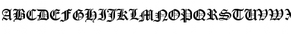 Old English LET Plain Font Old English LET Plain Font