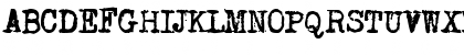 Old typewriter Regular Font