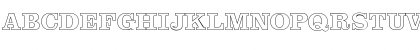 ClarendonOutline Regular Font ClarendonOutline Regular Font