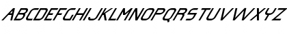 Omicron Zeta Slant Regular Font