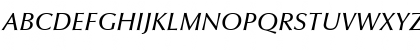 Optima MediumItalic Font