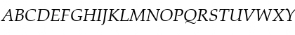 P052L Italic Font P052L Italic Font