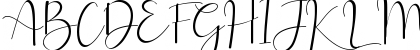Allitta Calligraphy Regular Font Allitta Calligraphy Regular Font