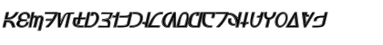 Aurebesh_Rodian OblqOutline Font
