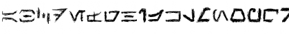 AurebeshHand Regular Font AurebeshHand Regular Font