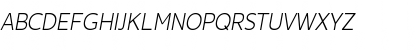 Avancement 2020 Light Italic Font