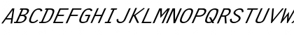 Clean Wide Italic Font Clean Wide Italic Font