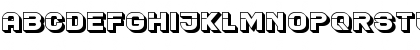 Blader Extended 3D Regular Font Blader Extended 3D Regular Font