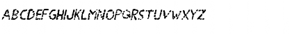 Blood Drenched Staggered Ital Regular Font