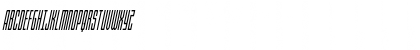 Blue Cobra Condensed Italic Regular Font