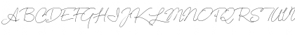 Chrysante PERSONAL USE Thin Font