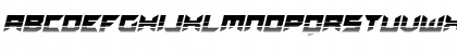 Dagger Dancer Twotone Italic Regular Font