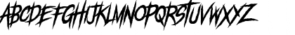 Earthen Parasite Slant DEMO Regular Font Earthen Parasite Slant DEMO Regular Font