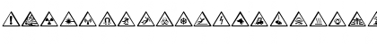 FontsVectorIso7010WarningSign Regular Font