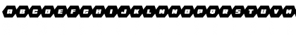 HeXkEy Solid Expanded Italic Regular Font