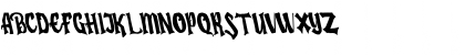 Humingson Rough Tilted Regular Font Humingson Rough Tilted Regular Font