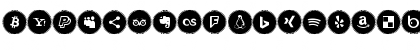Icons Social Media 11 Regular Font