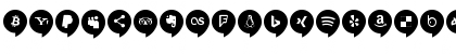 Icons Social Media 14 Regular Font Icons Social Media 14 Regular Font