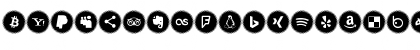 Icons Social Media 15 Regular Font Icons Social Media 15 Regular Font