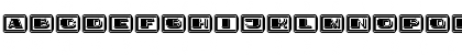 Idiot Capitals Filled Regular Font