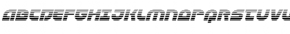 Laser Corps Gradient Italic Regular Font